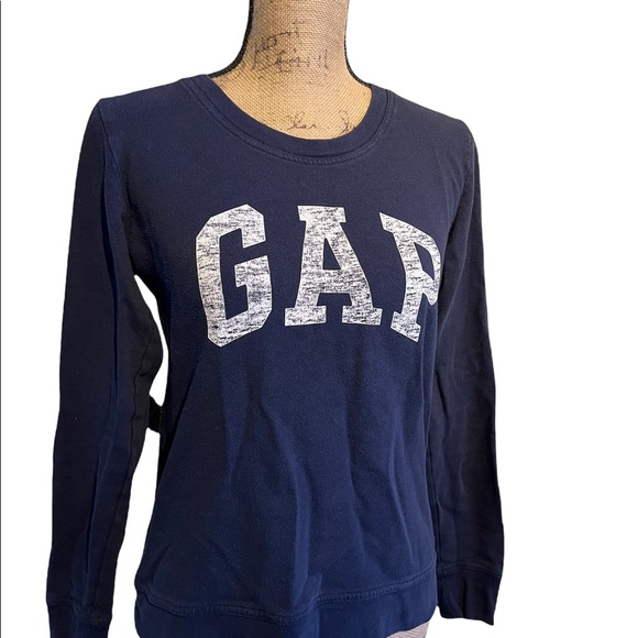 GAP Dark Blue Relaxed Sweatshirt Small - Picture 8 of 12